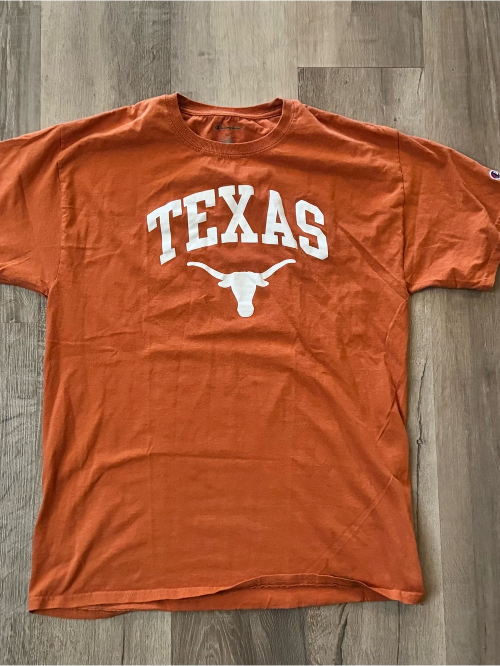 Champion Orange Texas Longhorns Graphic Tee